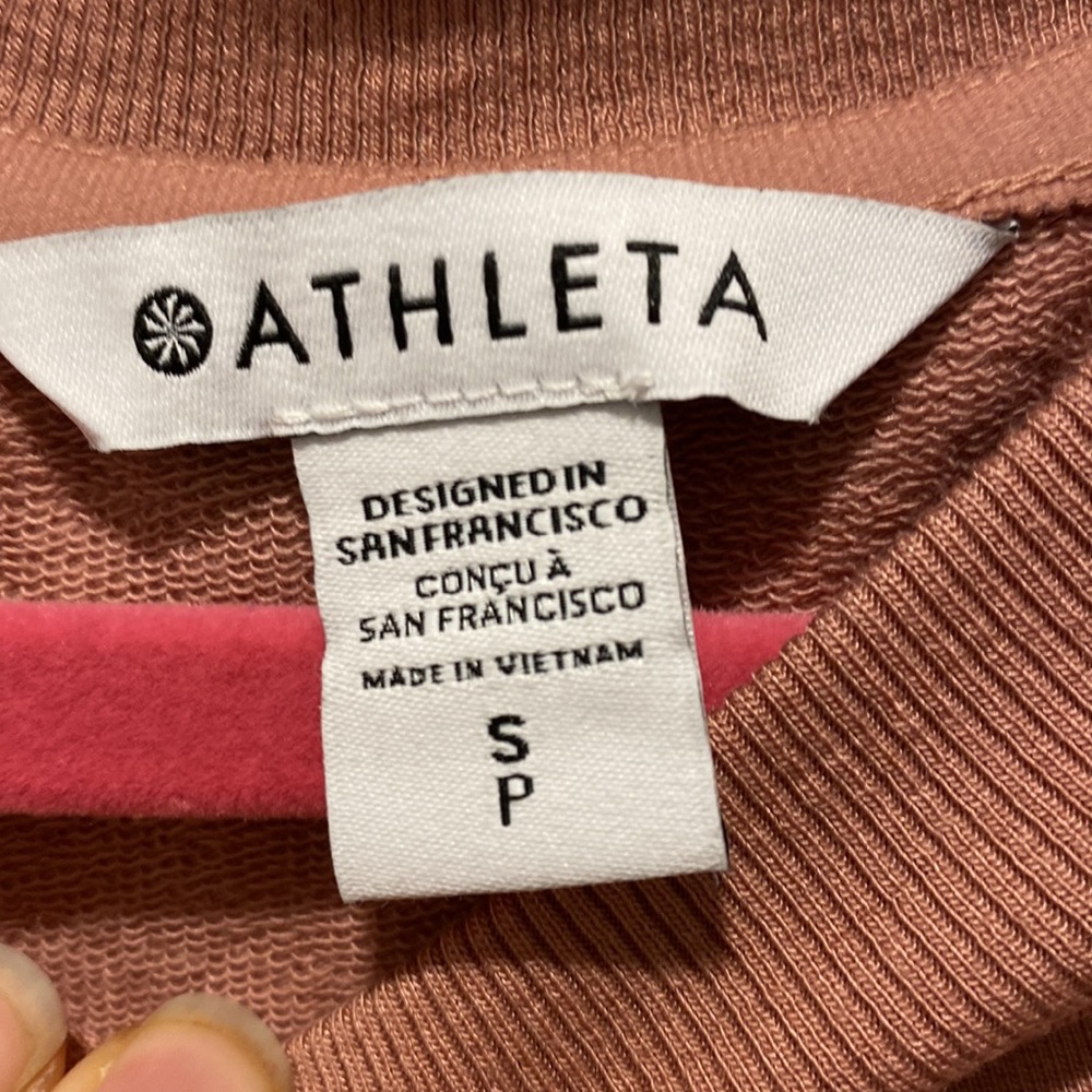 Athleta Womens Long Sleeve Dress Size Small P - Picture 5 of 8